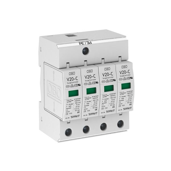 V20-C 4-550 Surge arrester, 4-pole 550 V image 1