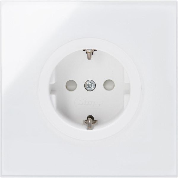 HKi8 - Earthed socket outlet with shutte image 1