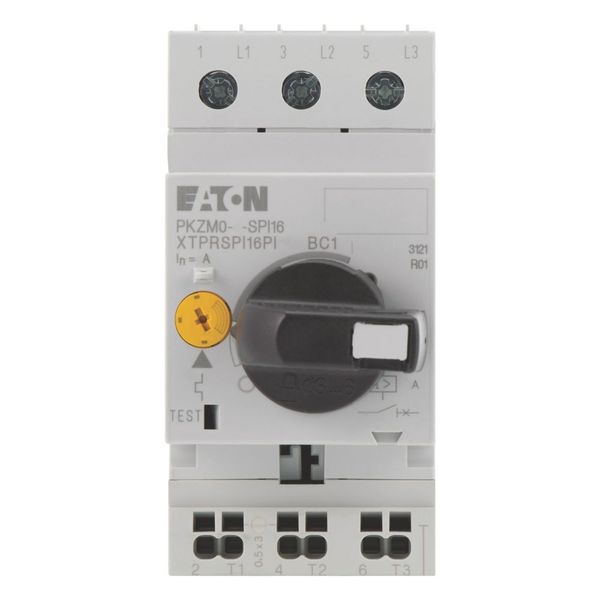 Motor-protective circuit-breaker, 0.25 kW, 0.63 - 1 A, Feed-side screw terminals/output-side push-in terminals image 2