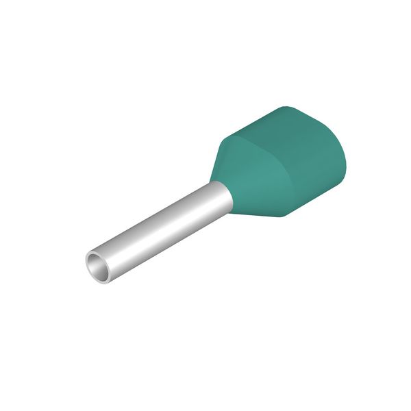 Wire end ferrule, Twin wire-end ferrule, 0.34 mm², Stripping length: 1 image 1