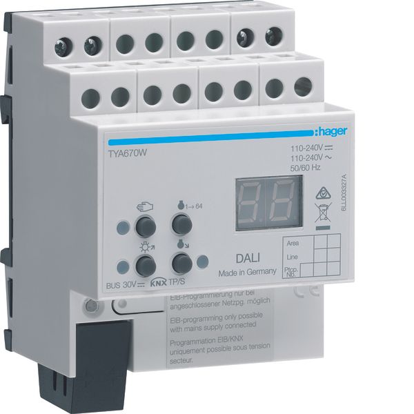 Gateway KNX-DALI, tunable white, 4 modules image 1