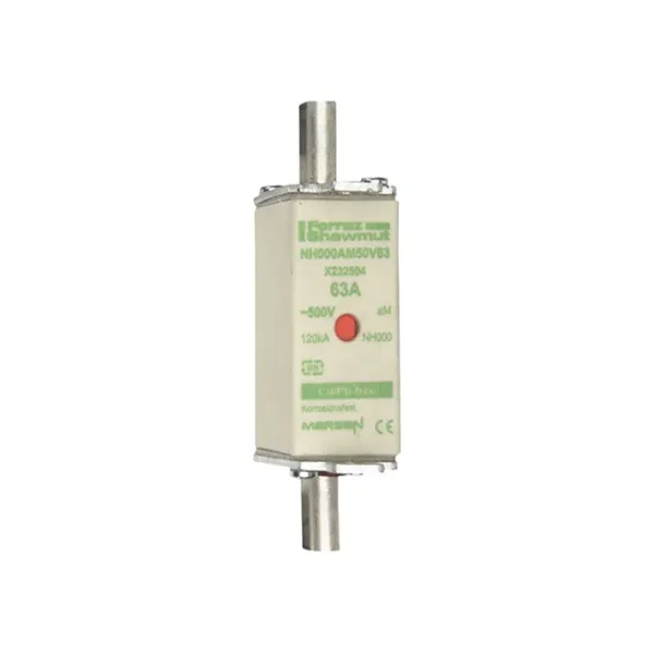 Fuse-link NH000 aM 500VAC 63A live tags Double indicator image 2