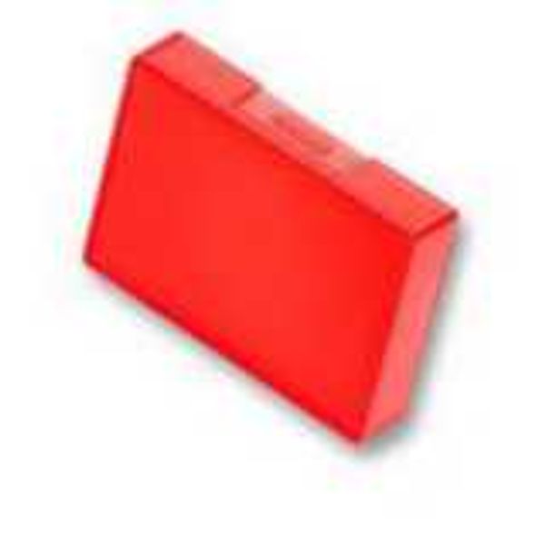 Pushbutton, illuminated, rectangular, IP40, red image 1