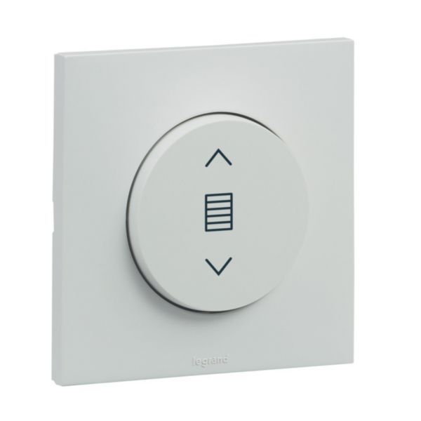 3-position roller shutter switch Urbano gray finish image 1