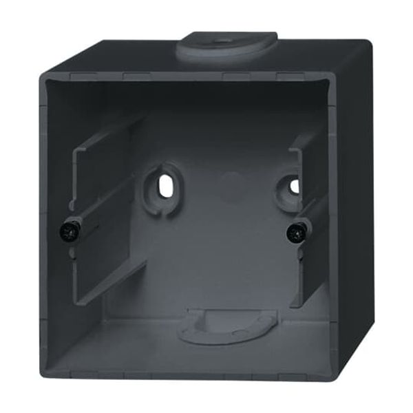 1702-885 Mounting Box 2 gang black matt - future linear image 4