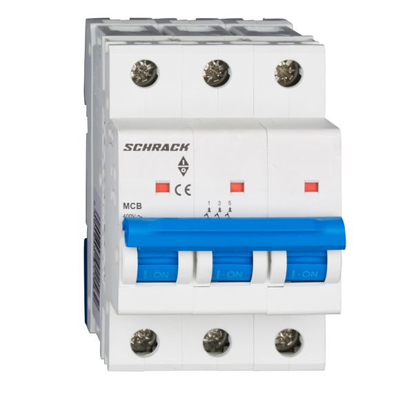 Miniature Circuit Breaker (MCB) AMPARO 10kA, D 1A, 3-pole image 1