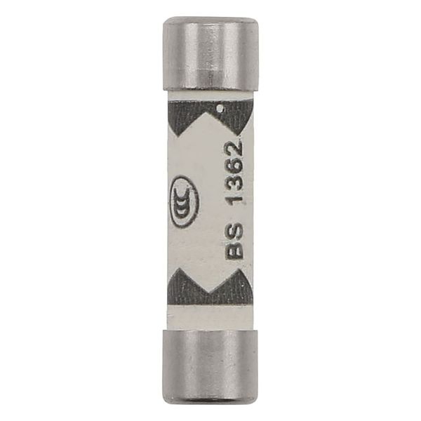 Fuse-link, Overcurrent NON SMD, 1 A, AC 240 V, BS1362 plug fuse, 6.3 x 25 mm, gL/gG, BS image 14