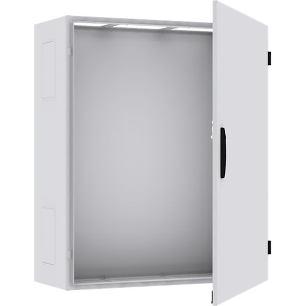 TW206S Wall-mounting cabinet, Field Width: 2, Number of Rows: 6, 950 mm x 550 mm x 350 mm, Isolated, IP55 image 1