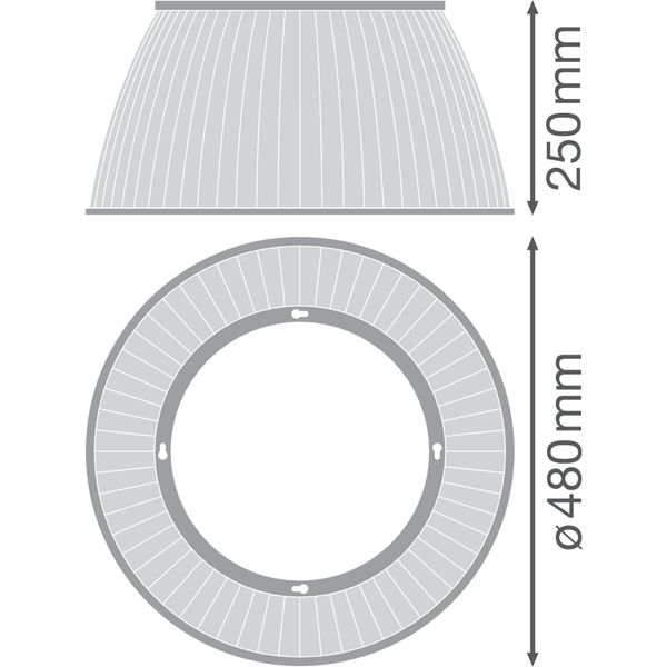 HIGH BAY REFRACTOR GEN 4 147 190 210W image 7