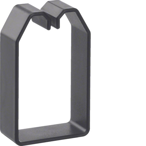 Cable retaining clip made of PVC for LKG 75x50mm black image 1