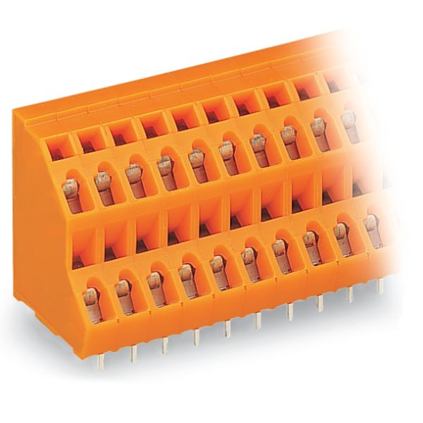 Double-deck PCB terminal block 2.5 mm² Pin spacing 5.08 mm orange image 6