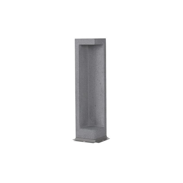 Gray Concrete & Aluminium LED 5 Watt 365Lm 3000K 220-240 Volt IP65 L: 12 W: 12 H: 53 cm image 1