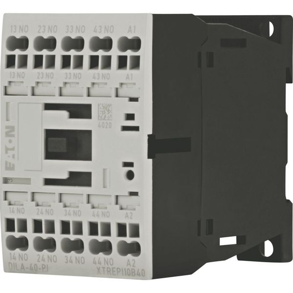 Contactor relay, 110 V 50 Hz, 120 V 60 Hz, 4 N/O, Push in terminals, AC operation image 13