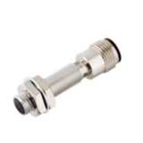 Proximity sensor, inductive, short brass body M8, shielded, 3 mm, DC, E2EN0049G image 2