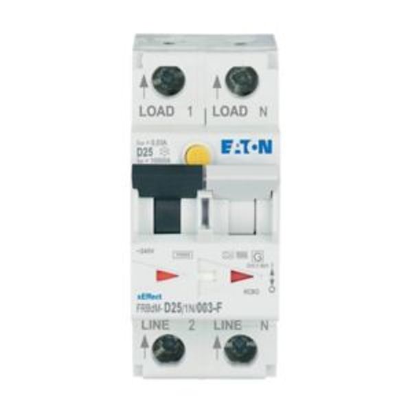 Digital RCD/MCB combination, 25 A, 30 mA, MCB trip characteristic: D, 1p+N, RCD trip characteristic: F image 10