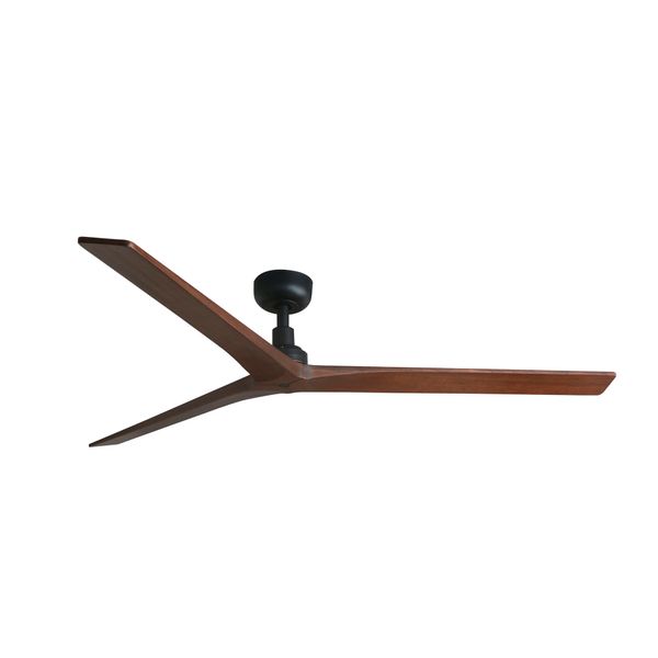 KLIM L Ø1500mm BLACK 3 BLADES DARK WALNUT WOOD image 1