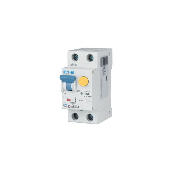 RCD/MCB combination, 20 A, 300 mA, MCB trip characteristic: B, 1p+N, RCD trip characteristic: A image 31