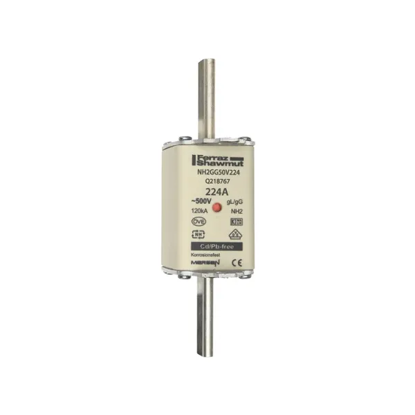 Fuse-link NH2 gG 500VAC 224A live tags Double indicator image 2