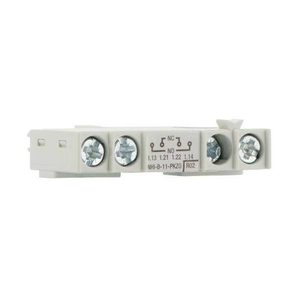 Standard auxiliary contact, 1 N/O, 1 NC, Can be fitted to the front, Screw terminals image 11
