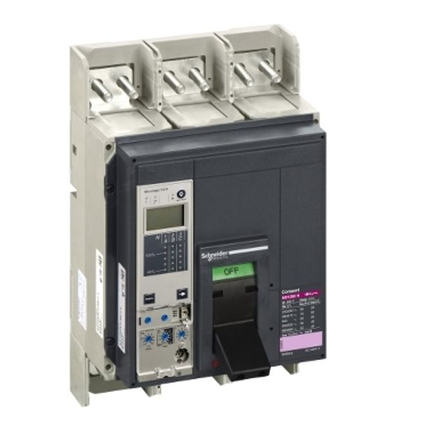 circuit breaker ComPact NS1250H, 70 kA at 415 VAC, Micrologic 5.0 A trip unit, 1250 A, fixed,3 poles 3d image 2