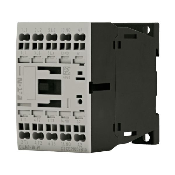 Contactor, 3 pole, 380 V 400 V 4 kW, 1 N/O, 220 V 50/60 Hz, AC operation, Push in terminals image 5