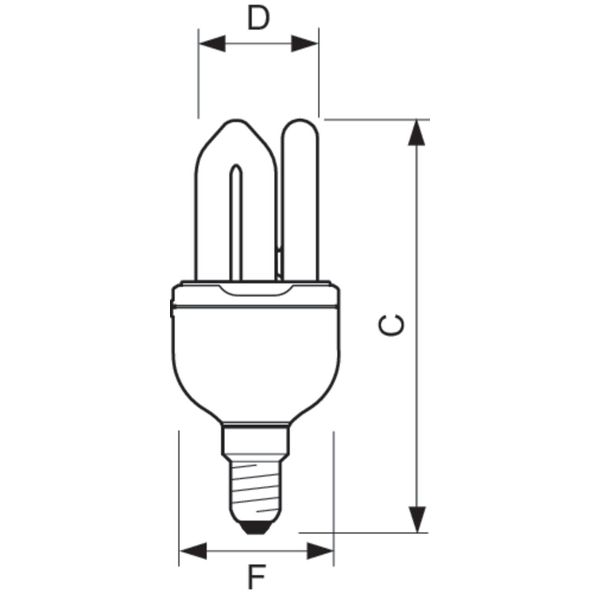 GENIE 8W WW E14 220-240V 1PF/6 image 6