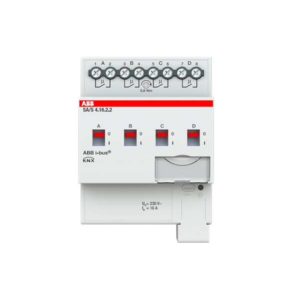 SA/S4.16.2.2 Switch Actuator, 4-fold, 16 A, MDRC image 1