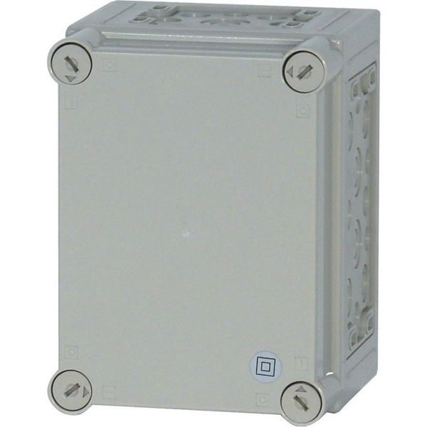 Insulated enclosure, +knockouts, RAL7035, HxWxD=250x187.5x150mm image 6