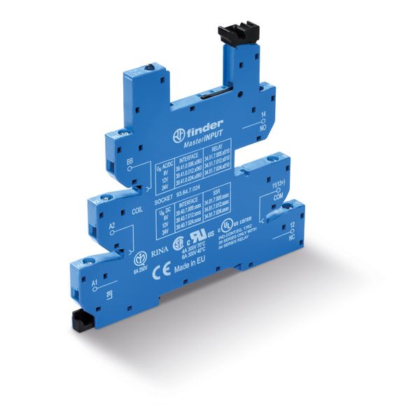 Screw socket 110...125VUCx35mm.rail, 34.51/81 Master/input (93.64.0.125) image 3