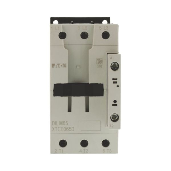 Contactor, 3 pole, 380 V 400 V 30 kW, RDC 24: 24 - 27 V DC, DC operation, Screw terminals image 12