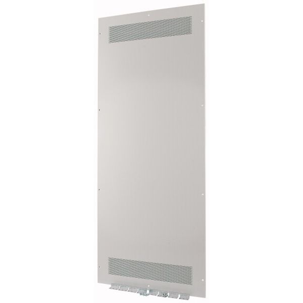 Front plate (section high), ventilated, W=800mm, IP31, grey image 1