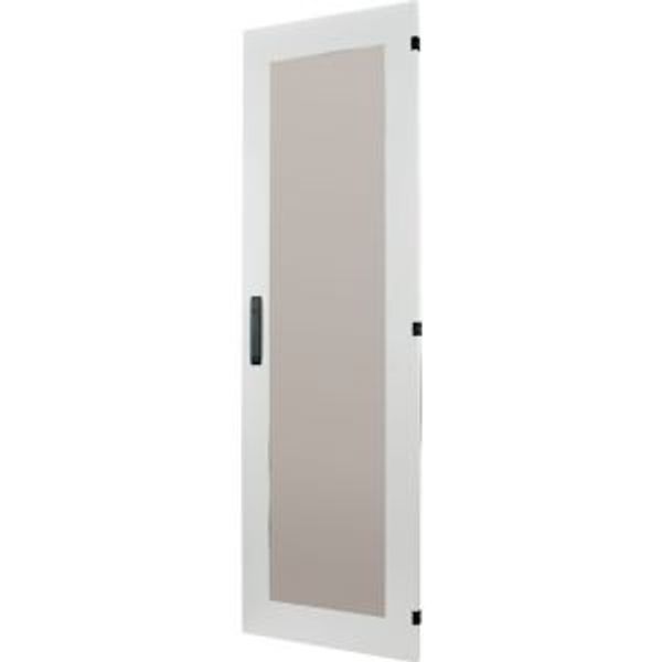 Door to switchgear area, transparent, IP55, HxW=2000x600mm, grey image 4