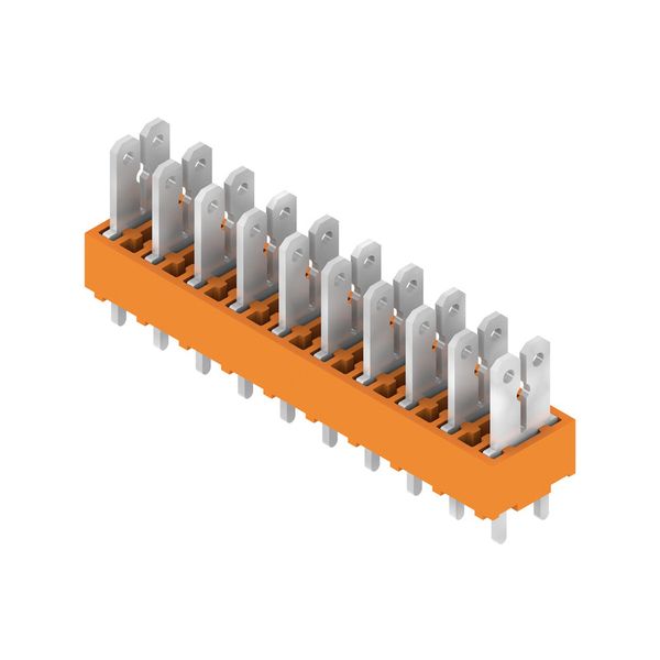 PCB terminal, 5.00 mm, Number of poles: 10, Conductor outlet direction image 2