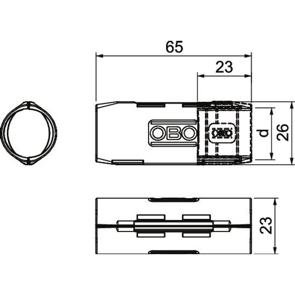 3000 MMS M20 RW Quick pipe connecting sleeve  M20 image 2