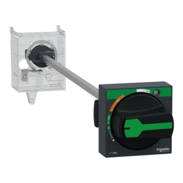 Extended rotary handle kit,TeSys Deca, IP54, black handle, with trip indication, for GV3L-GV3P image 4
