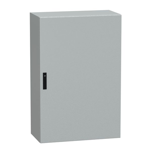 Spacial CRNG plain door w/o mount.plate. H1200xW800xD400 IP66 IK10 RAL7035 image 1