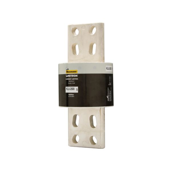 Eaton Bussmann Series KLU Fuse, Current-limiting, Time Delay, 600V, 3000A, 200 kAIC at 600 Vac, Class L, Bolted blade end X bolted blade end, Bolt, 5, Inch, Carton: 1, Non Indicating, 5 S at 500 % image 6