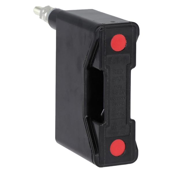 Fuse-holder, LV, 20 A, AC 690 V, BS88/A1, 1P, BS, front connected, back stud connected, black image 12