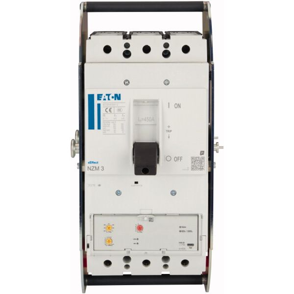 NZM3 PXR20 circuit breaker, 450A, 3p, withdrawable unit image 3