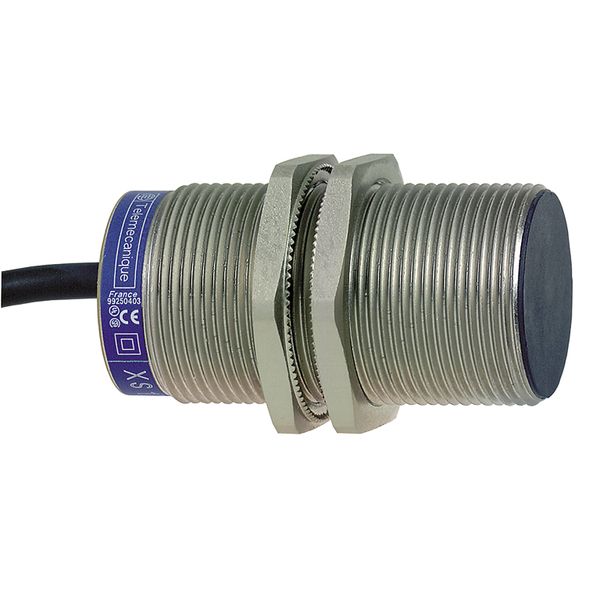 Induct. sensor, M30, Sn: 10mm, kab. 2m image 1