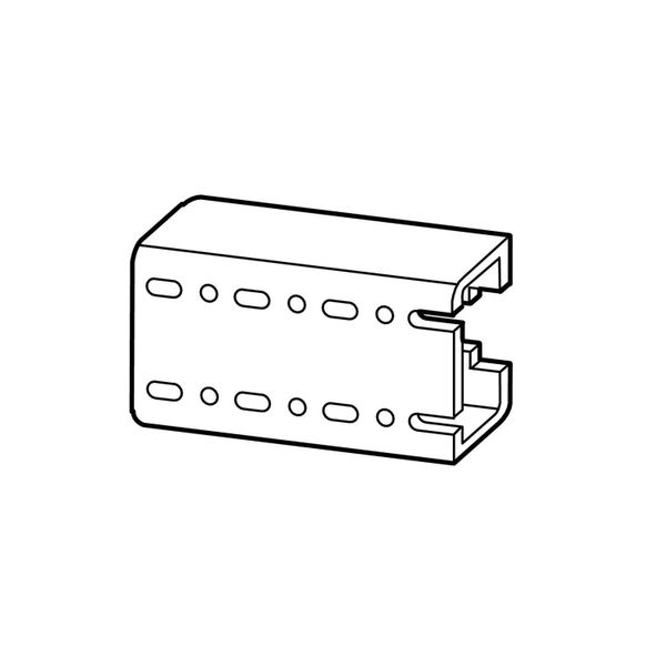 Mounting frame profile, horizontal, L=1025mm image 2