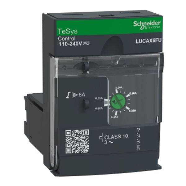 Standard control unit, TeSys Ultra, 0.15-0.6A, 3P motors, thermal magnetic protection, class 10, coil 110-240V AC/DC image 4