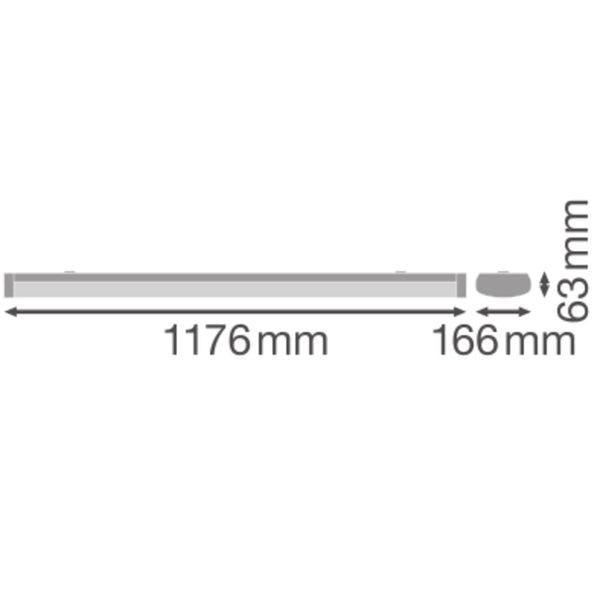 LINEAR SURFACE IP44 DALI 1200 P 32W 840 WT image 21