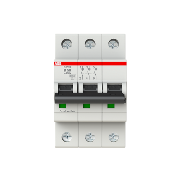 S203-K32 MTB Miniature Circuit Breaker - 3P - K - 32 A image 1