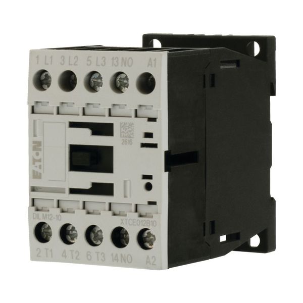 Contactor, 3 pole, 380 V 400 V 5.5 kW, 1 N/O, 220 V DC, DC operation, Screw terminals image 9