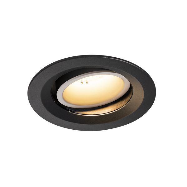 NUMINOS® MOVE DL M, Indoor LED recessed ceiling light black/white 2700K 40° rotating and pivoting image 1