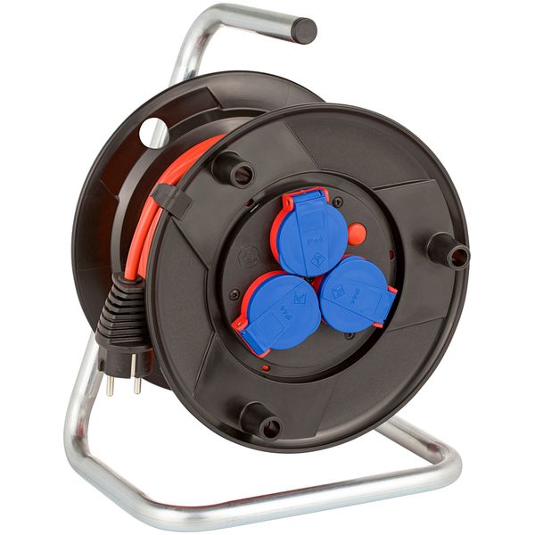 Brennenstuhl cable reel (outdoor cable reel with 20m cable in red, made of special plastic, for temporary and limited outdoor use, IP44) image 1