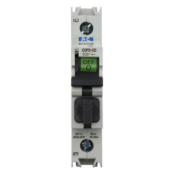 Eaton Bussmann series CCP UL98 fusible disconnect, 30A, UL98 fusible disconnect, Single-pole, 60 Hz, Class CC, 200 kA image 4