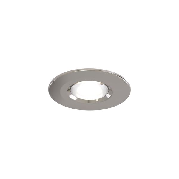 Edge GU10 Fire Rated Downlight Satin Chrome image 1