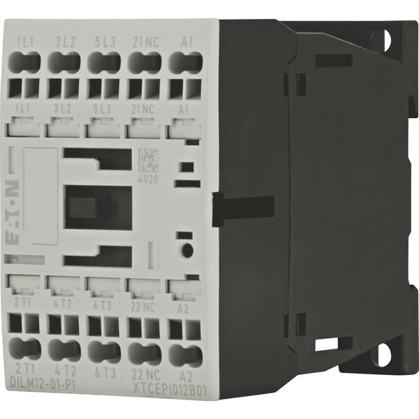 Contactor, 3 pole, 380 V 400 V 5.5 kW, 1 NC, 230 V 50 Hz, 240 V 60 Hz, AC operation, Push in terminals image 4